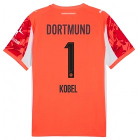 Jalkapallo Peliasut Borussia Dortmund Kobel 1 Maalivahti 2025-26 Punainen Lyhythihainen